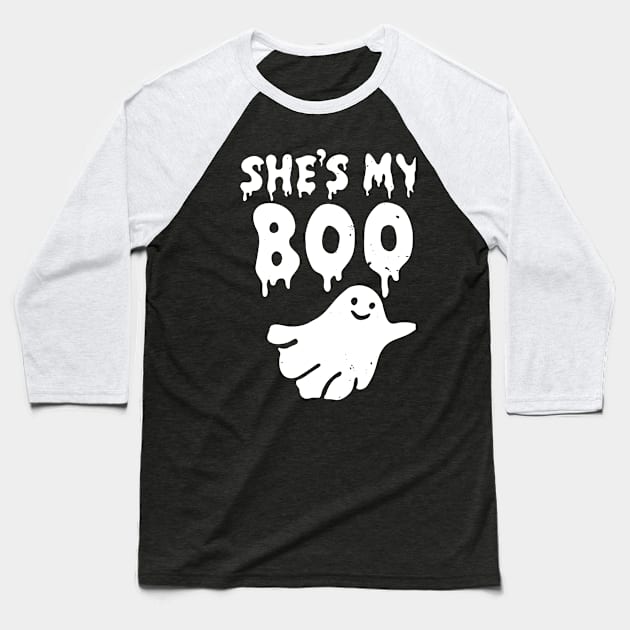 She is my boo Baseball T-Shirt by Trendsdk